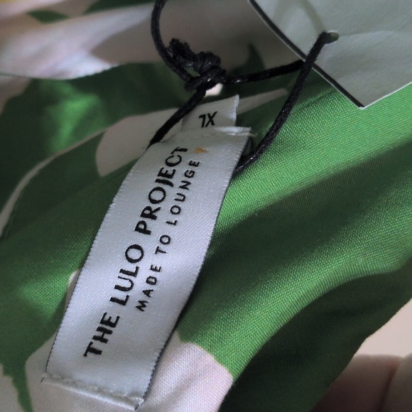 NWT The Lulo Project Hibiscus Green Sundress, Size XL - Picture 3 of 5